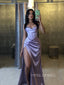 Spaghetti Straps Satin Mermaid Long Evening Prom Dresses, Sweetheart Custom prom dresses, YD0038