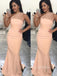 Morden Satin One Shoulder Mermaid Long Evening Prom Dresses, Custom prom dresses, YD0063