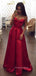 Spaghetti Straps A-line Satin Long Evening Prom Dresses, Custom Cheap Sweetheart Prom Dresses, YD0078