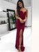 Strapless Mermaid Black Long Evening Prom Dresses, Custom Sweetheart Prom Dress, YD0149