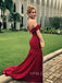 Popular Side Slit Long Evening Prom Dresses, Cheap Custom Prom Dress, YD0209